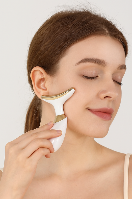 Masajeador de cuello, cara y papada con vibración Facial-Lux