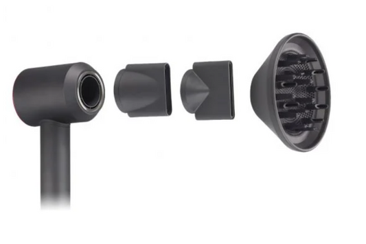 Secador de pelo iónico con cabezales imantados