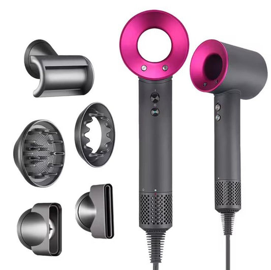 Secador de pelo iónico con cabezales imantados